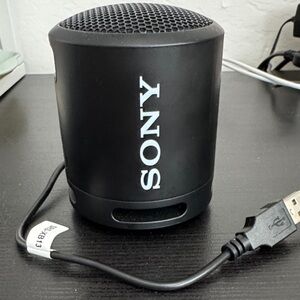 Sony Compact Black Bluetooth Speaker